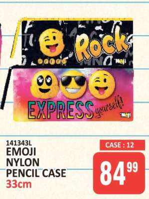 EMOJI NYLON PENCIL CASE