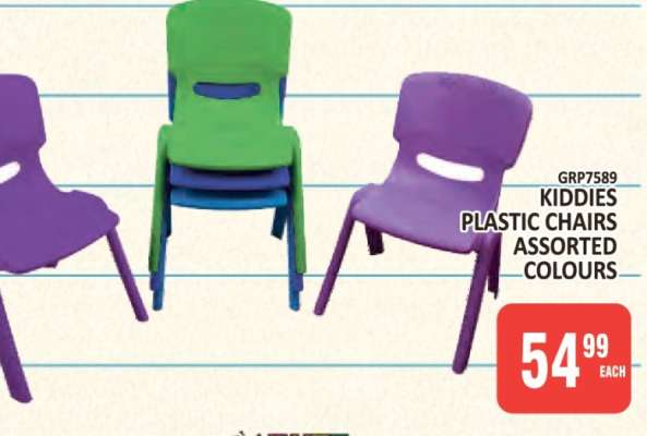 KIDDIES PLASTIC CHAIRS