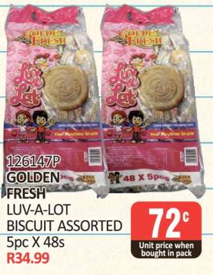 GOLDEN FRESH LUV-A-LOT BISCUIT ASSORTED
