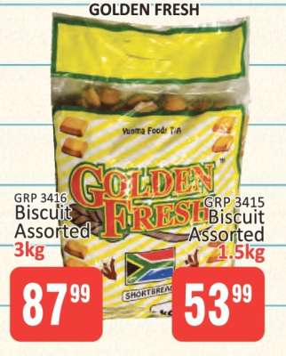 Golden Fresh Biscuit Assorted 3kg