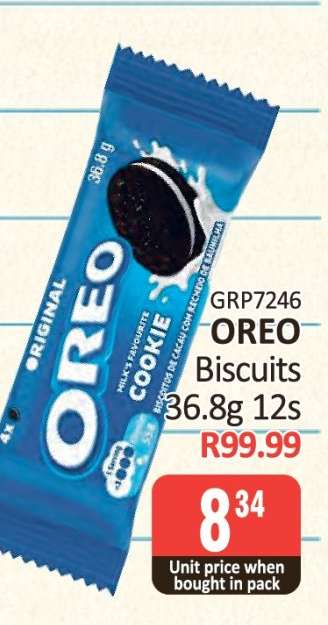 OREO Biscuits 36.8g 12s
