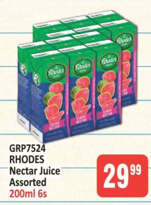 GRP7524 RHODES Nectar Juice Assorted