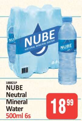 NUBE Neutral Mineral Water