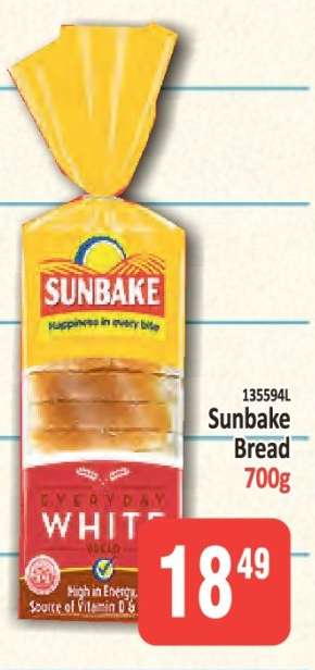 Sunbake Bread