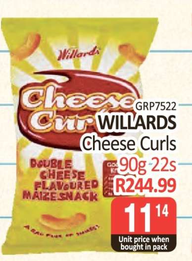 Willards Cheese Curls