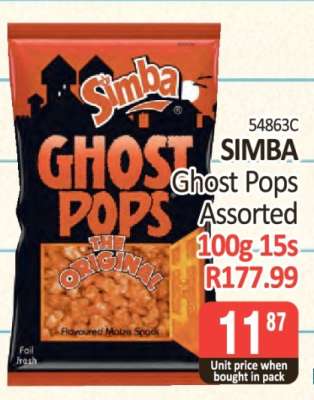 SIMBA Ghost Pops Assorted