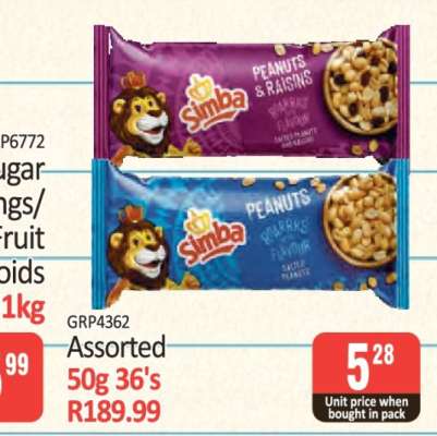 Simba Peanuts Assorted