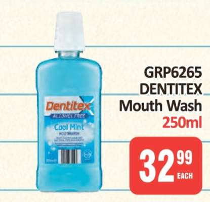 GRP6265 DENTITEX Mouth Wash 250ml