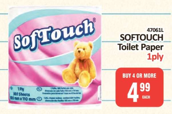 SOFTOUCH Toilet Paper