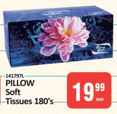 PILLOW Soft Tissues 180's