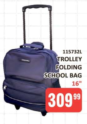 Trolley Folding School Bag