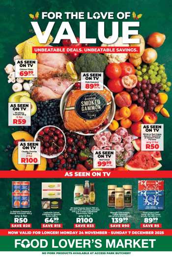 Food Lover's Market catalogue  - 24/11/2025 - 07/12/2025.