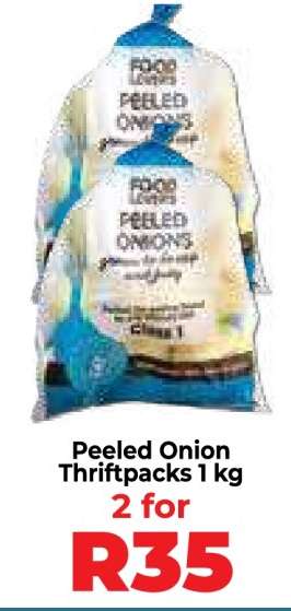 Peeled Onion Thriftpacks 1 kg