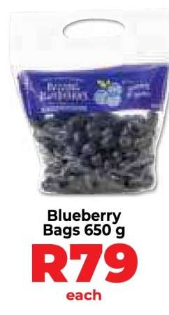 Blueberry Bags 650 g
