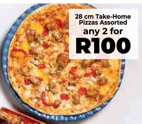 28 cm Take-Home Pizzas Assorted