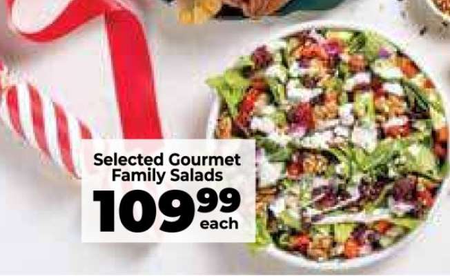 Selected Gourmet Family Salads
