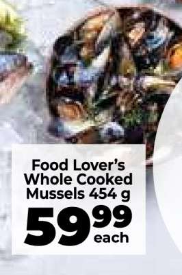 Food Lover’s Whole Cooked Mussels