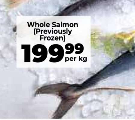 Whole Salmon (Previously Frozen)