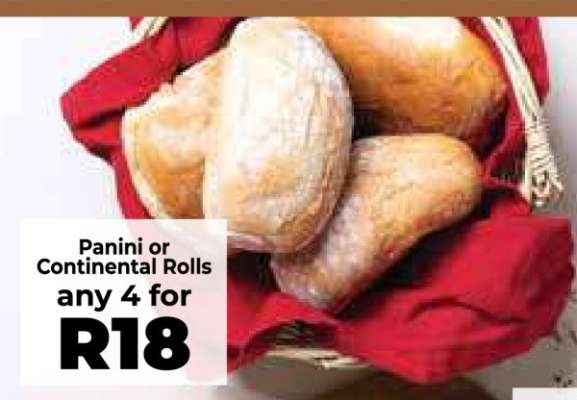 Panini or Continental Rolls