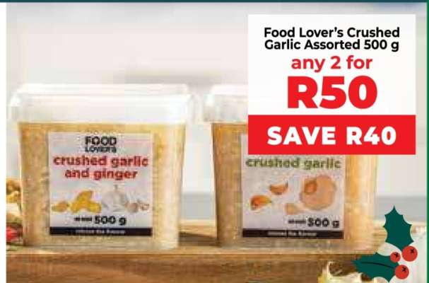 Food Lover’s Crushed Garlic Assorted 500 g