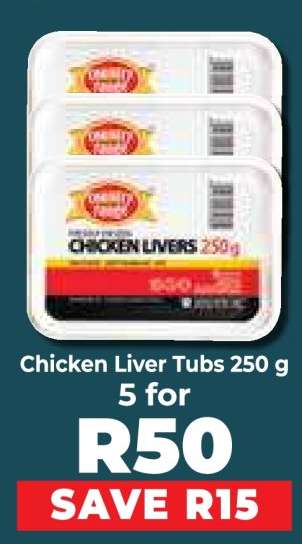 Chicken Liver Tubs 250 g
