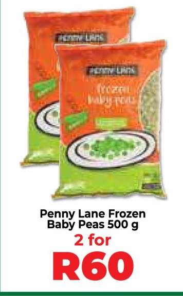Penny Lane Frozen Baby Peas 500 g