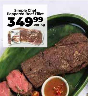 Simple Chef Peppered Beef Fillet