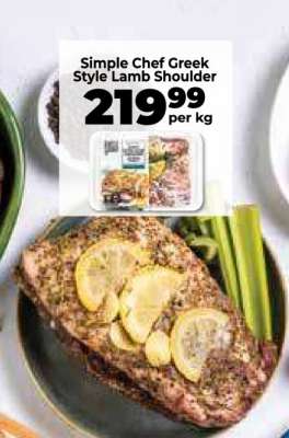 Simple Chef Greek Style Lamb Shoulder