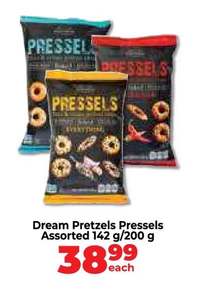 Dream Pretzels Pressels Assorted