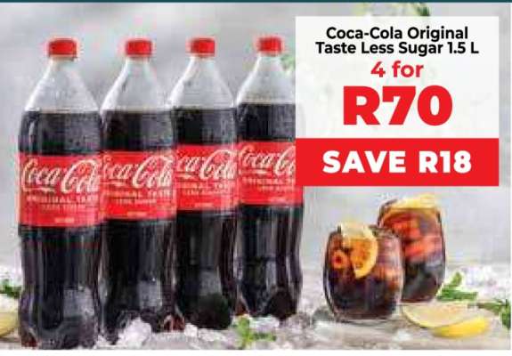 Coca-Cola Original Taste Less Sugar 1.5 L