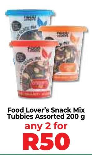 Food Lover’s Snack Mix Tubbies Assorted 200 g