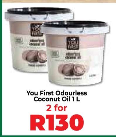 You First Odourless Coconut Oil 1 L