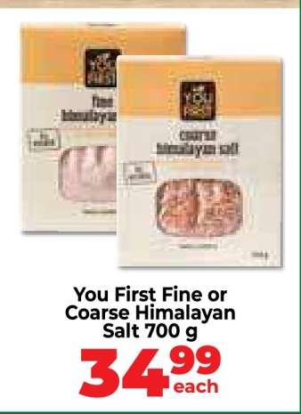 You First Fine or Coarse Himalayan Salt 700 g