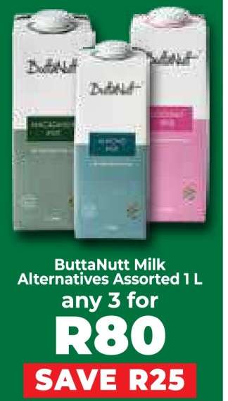 ButtaNutt Milk Alternatives Assorted 1 L