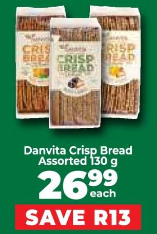 Danvita Crisp Bread Assorted 130 g