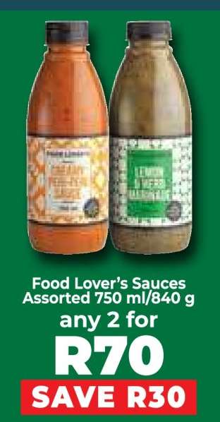 Food Lover’s Sauces
