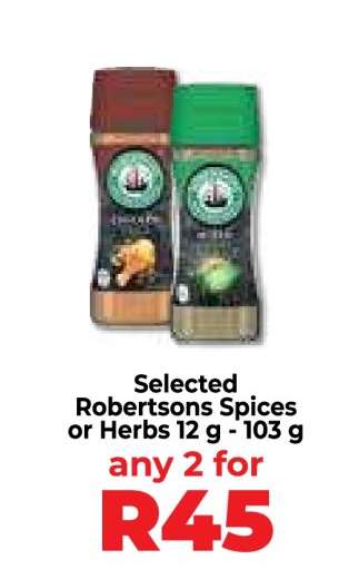 Robertsons Spices or Herbs