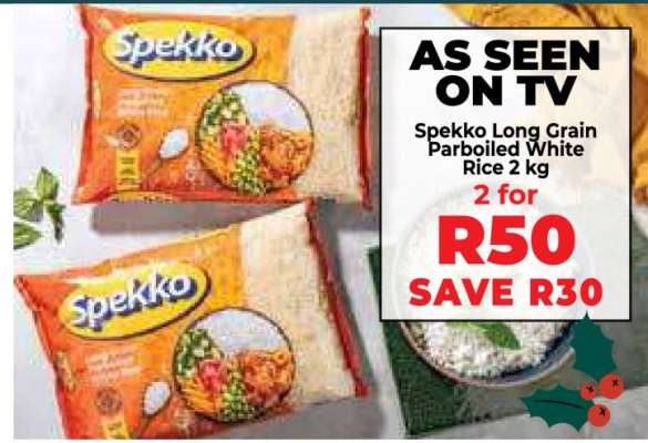 Spekko Long Grain Parboiled White Rice 2 kg