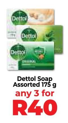 Dettol Soap Assorted 175 g