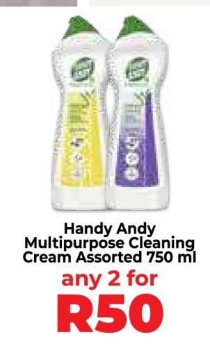 Handy Andy Multipurpose Cleaning Cream Assorted 750 ml