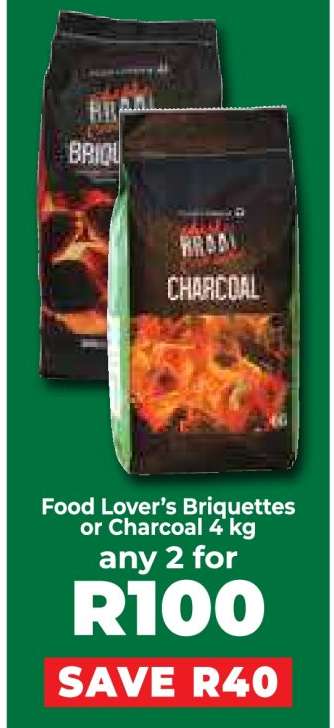 Food Lover’s Briquettes or Charcoal 4 kg