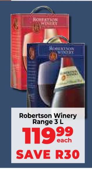 Robertson Winery Range 3 L