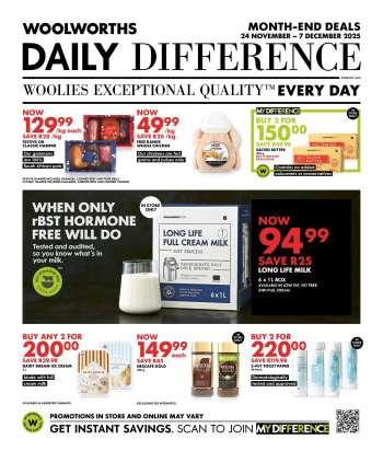 Woolworths catalogue  - 24/11/2025 - 07/12/2025.