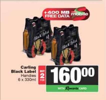 Carling Black Label Handies