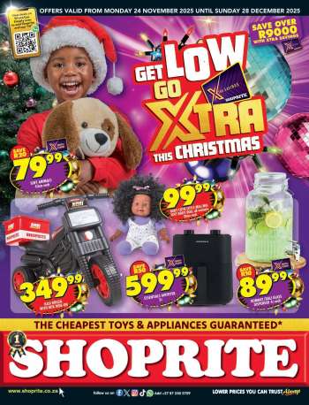 Shoprite catalogue  - 24/11/2025 - 28/12/2025.