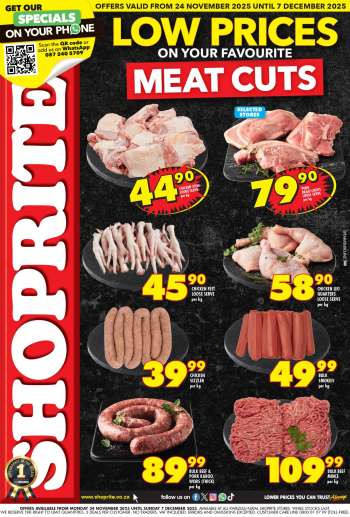Shoprite catalogue  - 24/11/2025 - 07/12/2025.