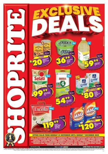 Shoprite catalogue  - 24/11/2025 - 07/12/2025.