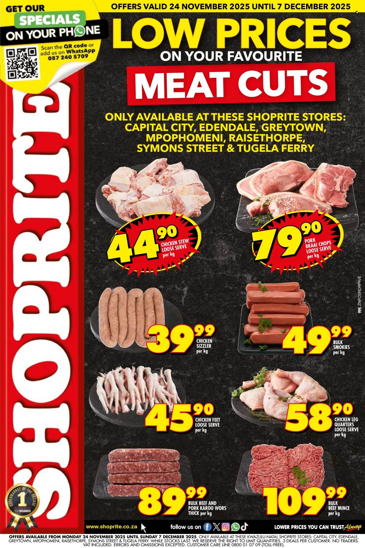 Shoprite specials - 24/11/2025 - 07/12/2025. Page 1
