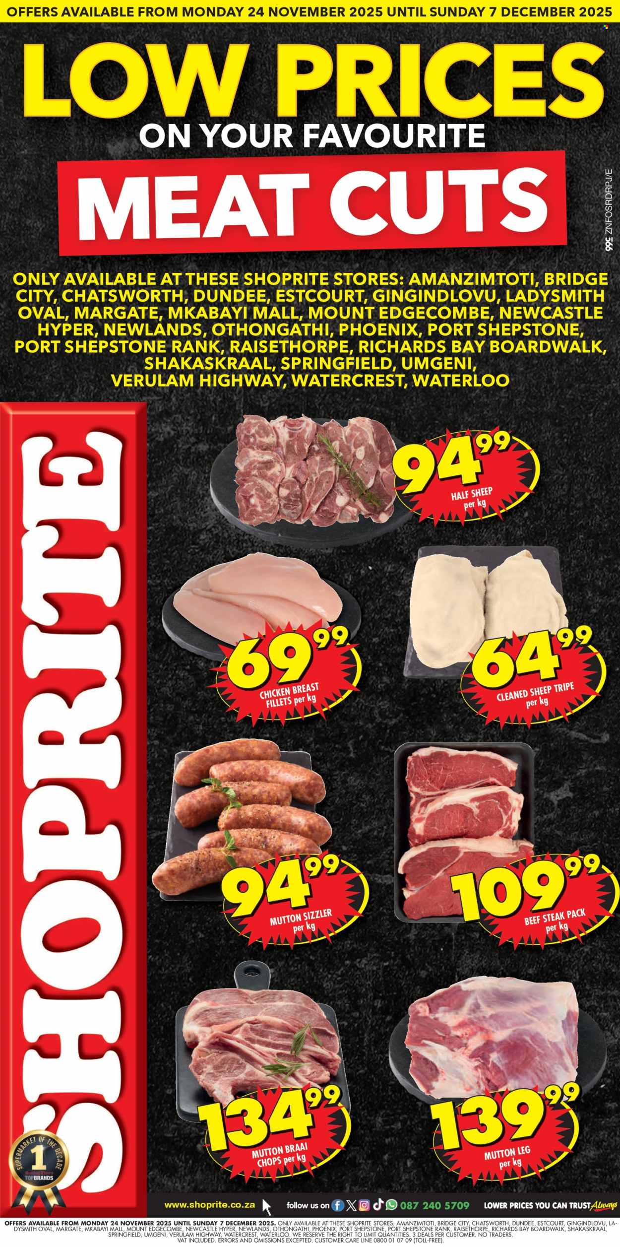 Shoprite specials - 24/11/2025 - 07/12/2025. Page 1