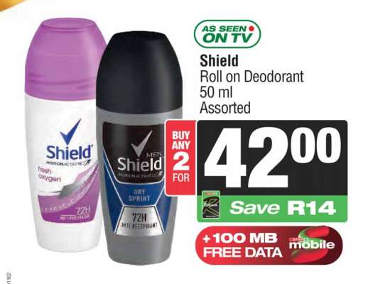 Shield Roll On Deodorant